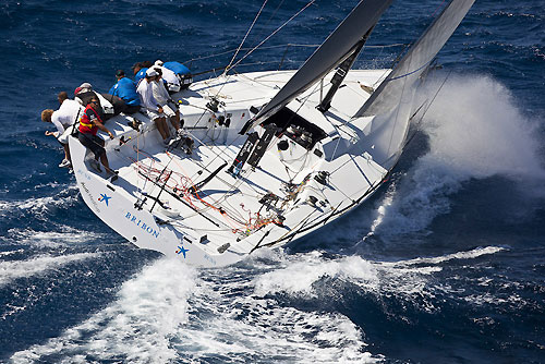 TP52 Series Day 4 - Brib�n, during the Audi MedCup Circuit 2011, Cagliari, Sardinia, Italy. Photo copyright Stefano Gattini for Studio Borlenghi.