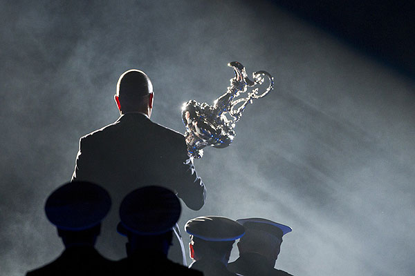 Naples, 08/04/12. ACWS Naples Opening Ceremony, during the America�s Cup World Series Naples, Italy, April 2012. Photo copyright Luna Rossa and Carlo Borlenghi.