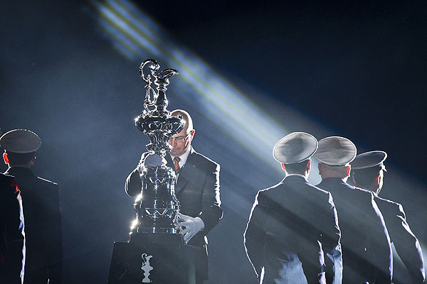 Naples, 08/04/12. ACWS Naples Opening Ceremony, during the America�s Cup World Series Naples, Italy, April 2012. Photo copyright Luna Rossa and Carlo Borlenghi.