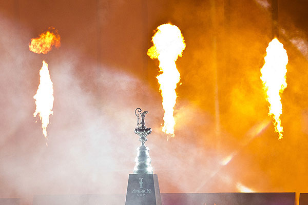 Naples, 08/04/12. ACWS Naples Opening Ceremony, during the America�s Cup World Series Naples, Italy, April 2012. Photo copyright Luna Rossa and Carlo Borlenghi.