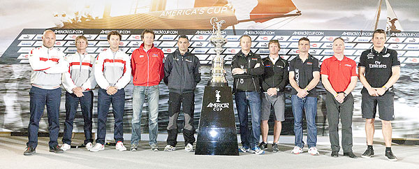 Naples, 10/04/12. Opening Press Conference at Castel Dell'Ovo, during the America�s Cup World Series Naples, Italy, April 2012. Photo copyright Luna Rossa and Carlo Borlenghi.