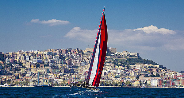 Naples, 10/04/12. Luna Rossa Training, during the America�s Cup World Series Naples, Italy, April 2012. Photo copyright Luna Rossa and Carlo Borlenghi.