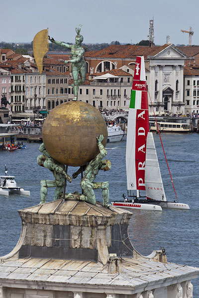 Venezia (Venice Italy), 18/05/12. Luna Rossa - Piranha, during the America's Cup World Series in Venice. Photo copyright Carlo Borlenghi and Luna Rossa.