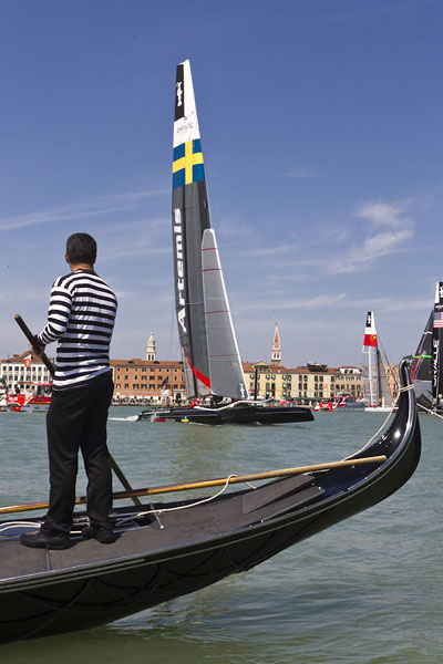 Venezia (Venice Italy), 18/05/12. Artemis Racing, during the America's Cup World Series in Venice. Photo copyright Carlo Borlenghi and Luna Rossa.
