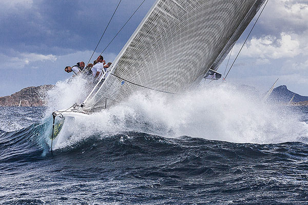 Peter Lerbrandt's Vertical Smile, during the Rolex Swan Cup 2012. Photo copyright, Rolex and Carlo Borlenghi.